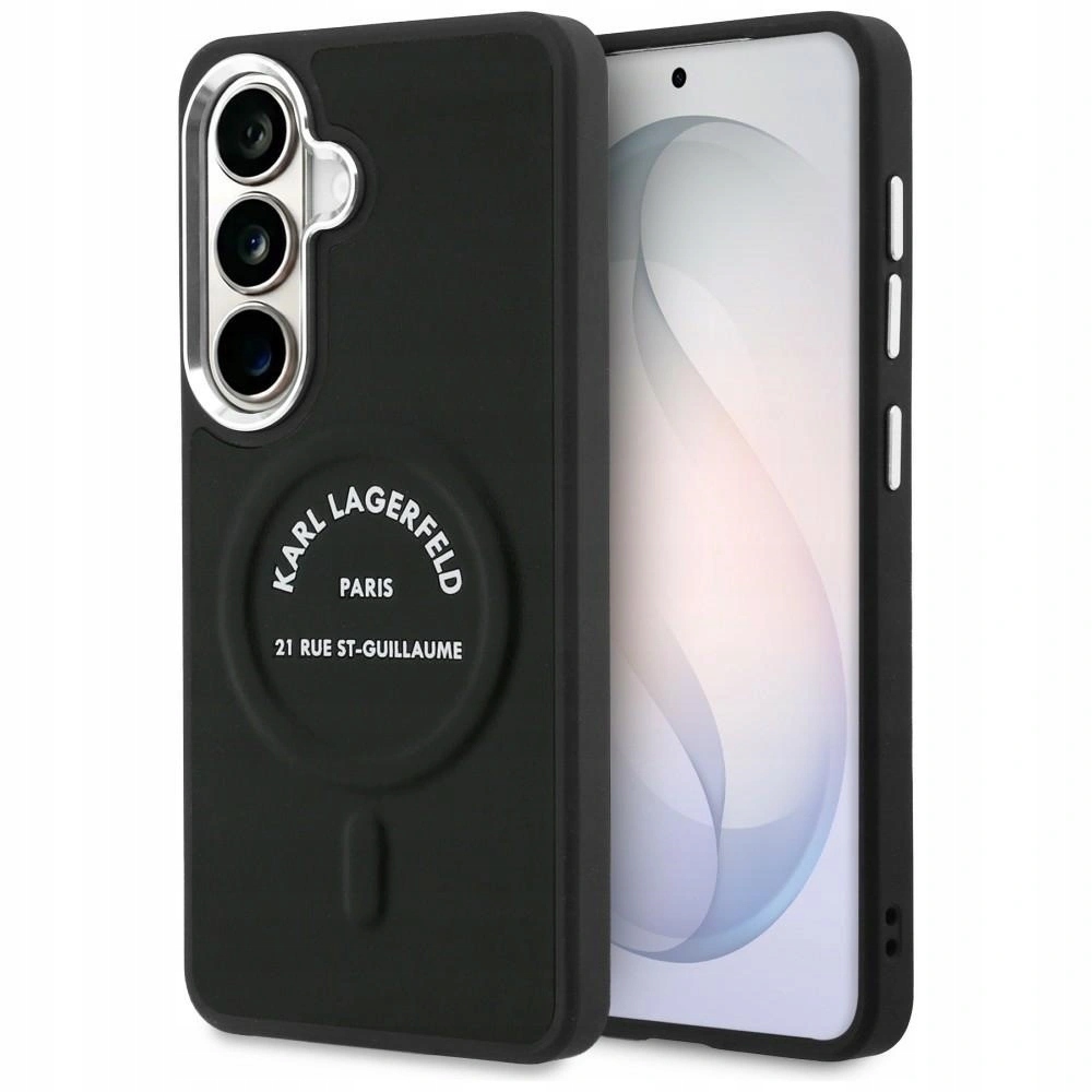 Pouzdro Karl Lagerfeld Embossed Ring Rsg Logo MagSafe na Samsung Galaxy S26