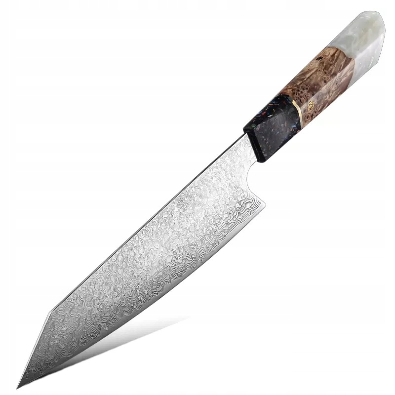 Damaškový kuchynský nôž Sa 20092 Kiritsuke/Biela KP-20092
