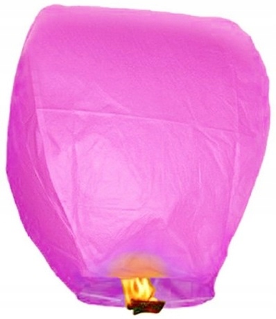 

Różowy Lampion Szczęścia Lampiony Latający XXL