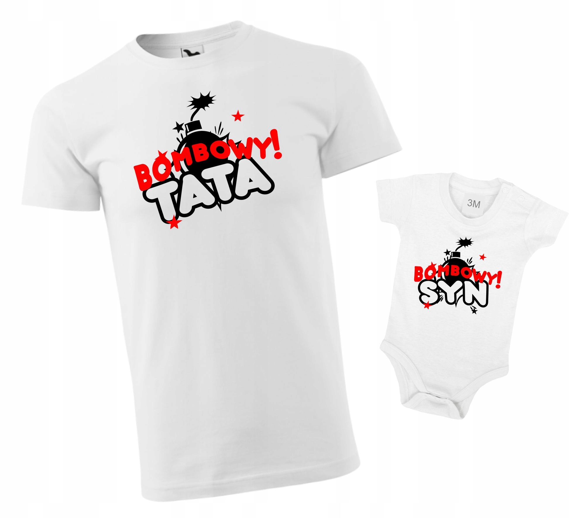 

Zestaw Taty i Synka Prezent Dzień Ojca Body M 3M