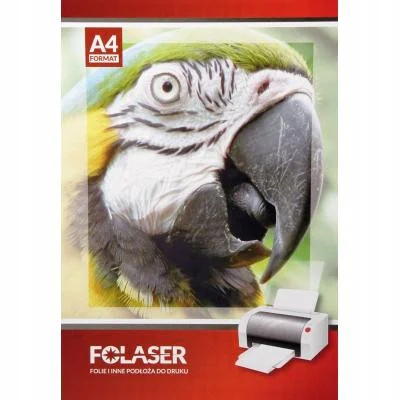 Fólie samolepicí bílá matná laserová 50A4