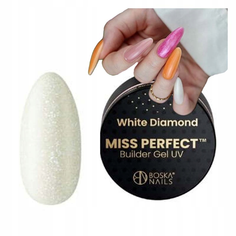 

Żel budujący White Diamond Boska Nails 15 ml