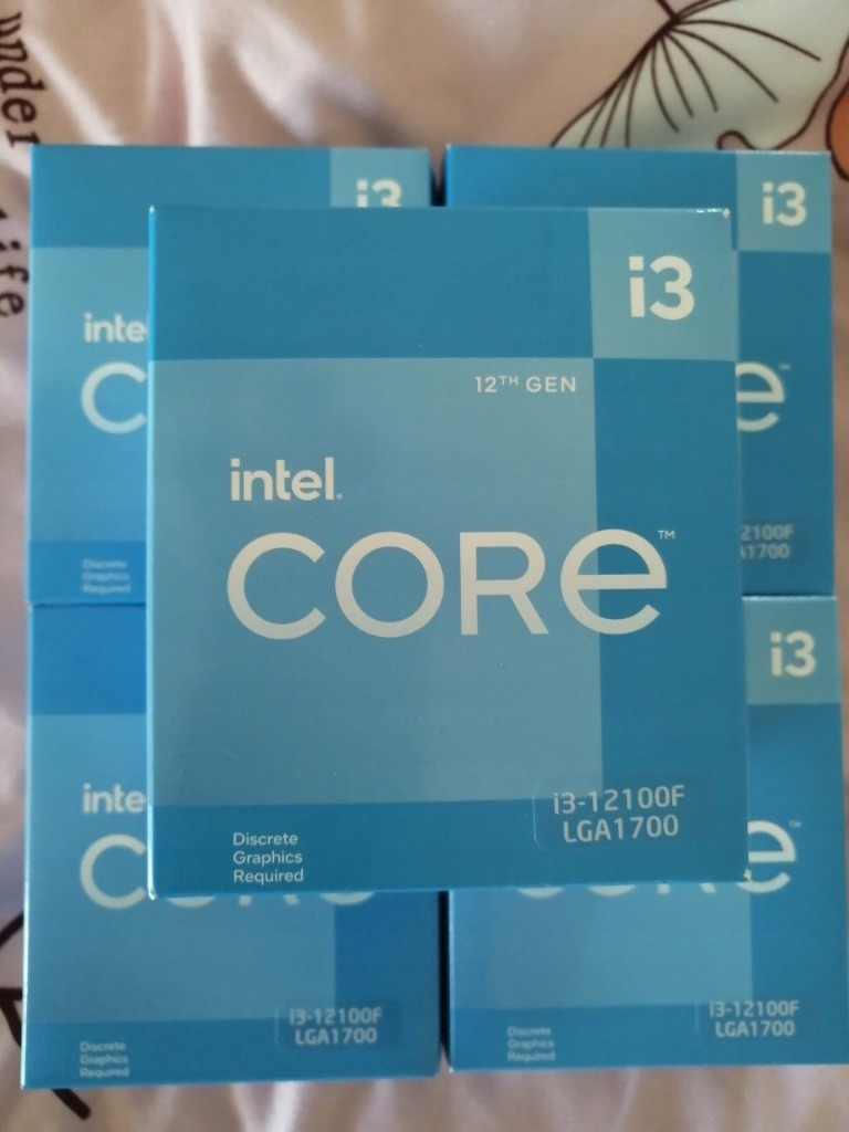 CPU intel core i3 12100F box Procesor Intel Core i3-12100F 3,3GHz BOX (BX8071512100F