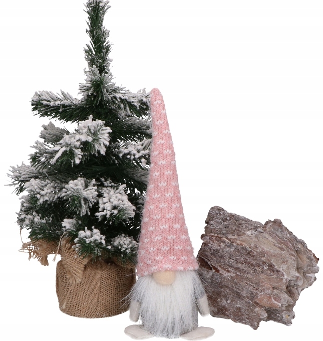 RÓŻOWY SKRZAT KRASNAL ŚWIĄTECZNY FIGURKA 22 CM Marka Emized