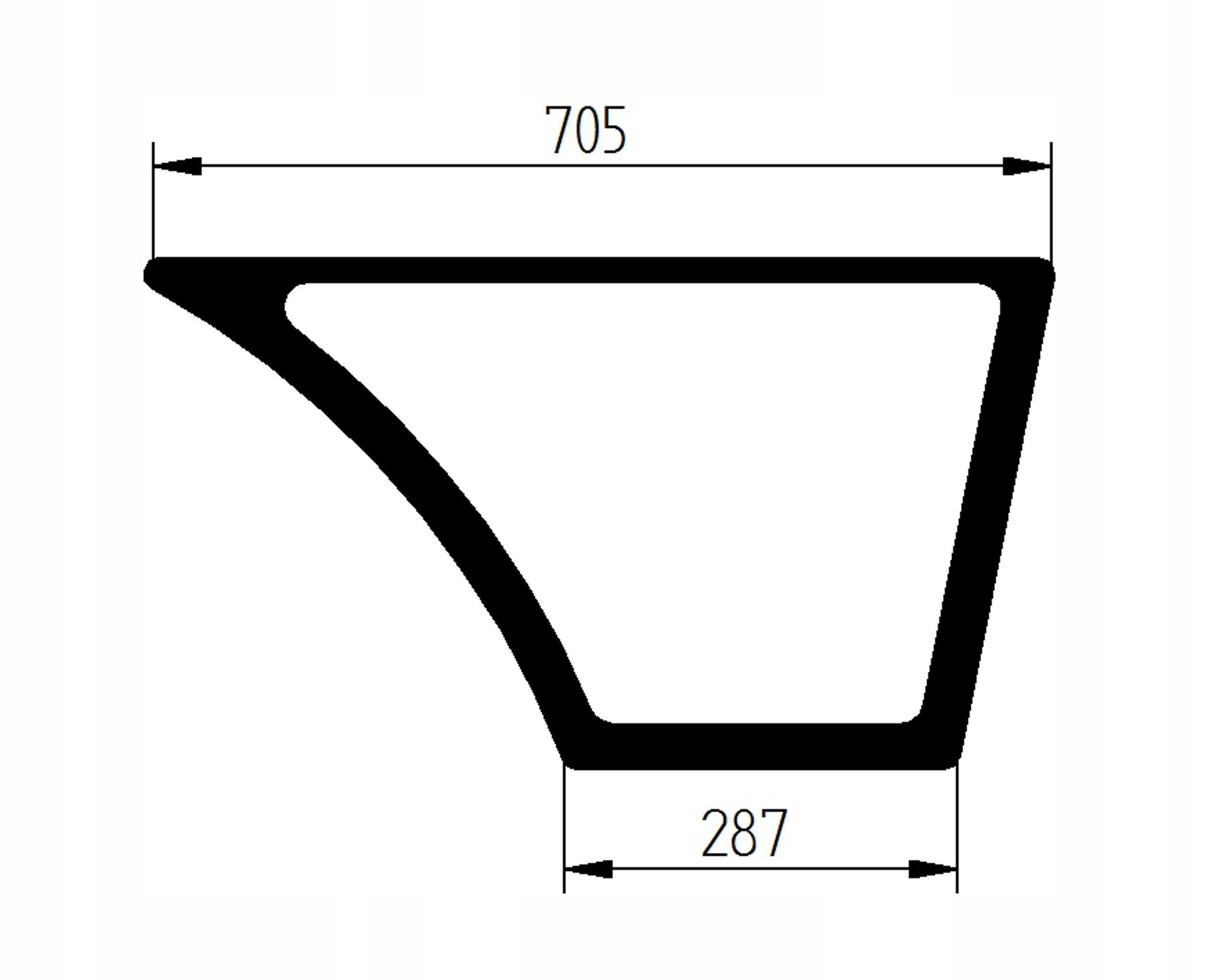 sklo Jcb dveře spodní pravé 827/30459