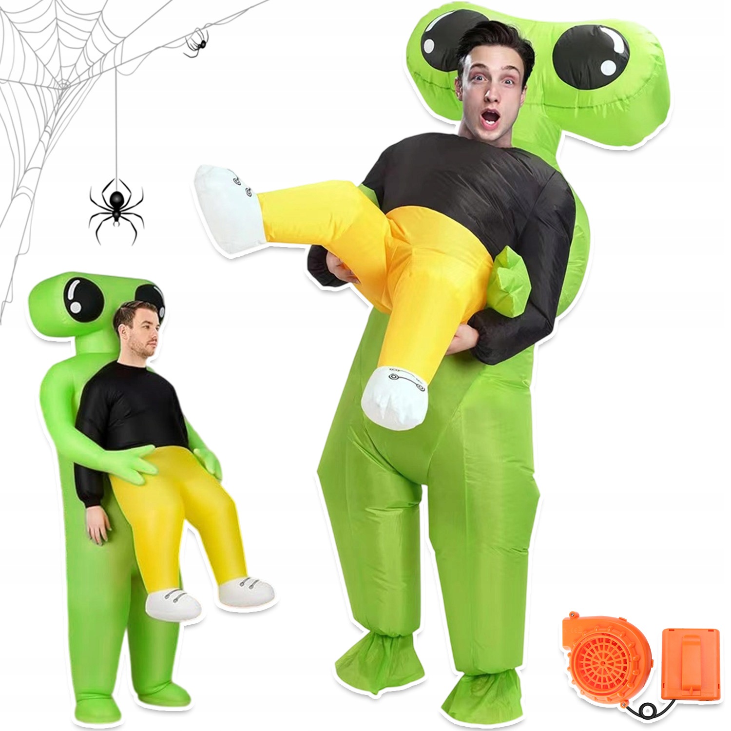 Nafukovací Kostým Mimozemšťané Převlek Alien Kostým Na Dárek 150-190 CM