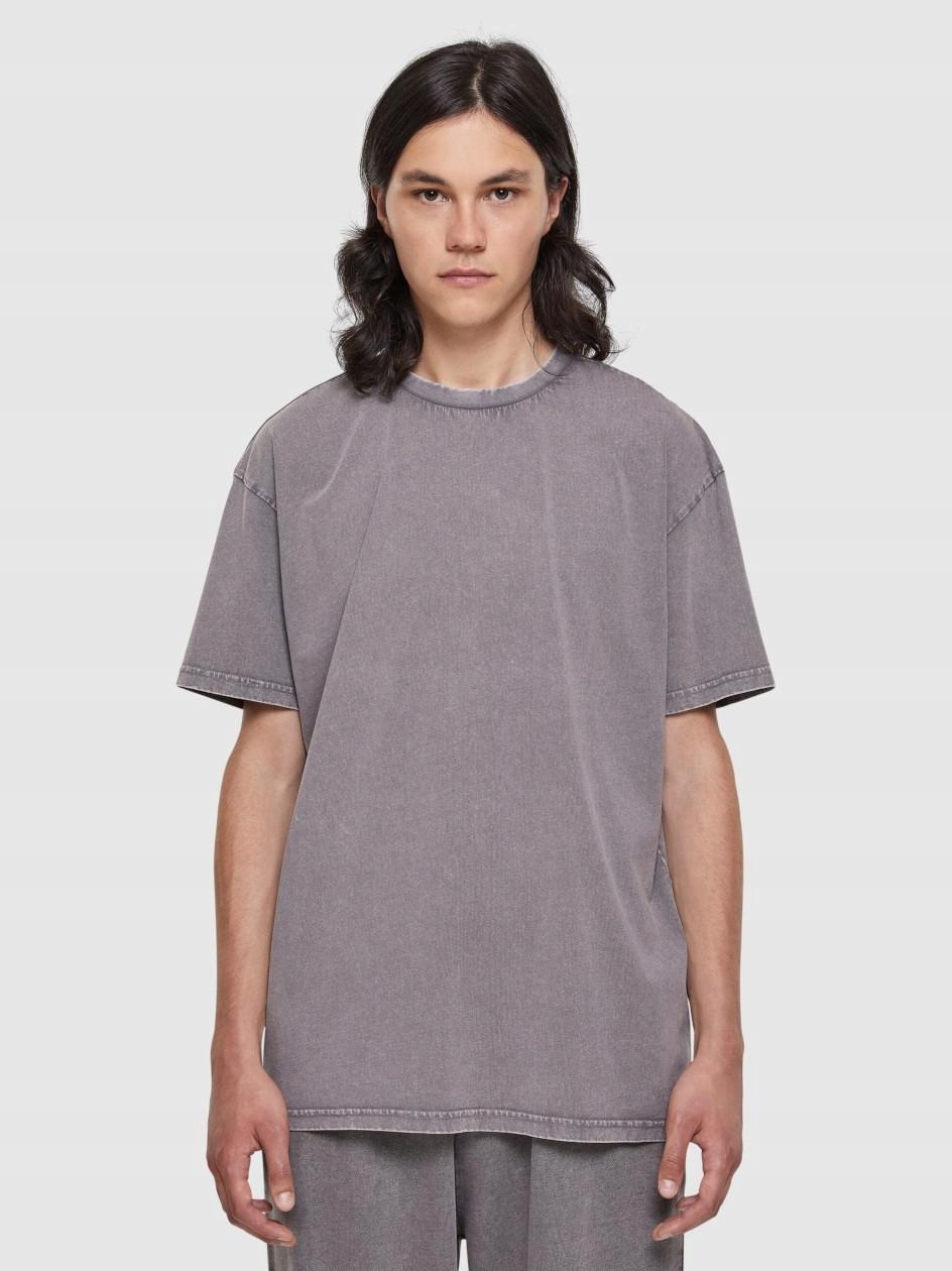 Pánské Oversize Tričko Světle Šedé