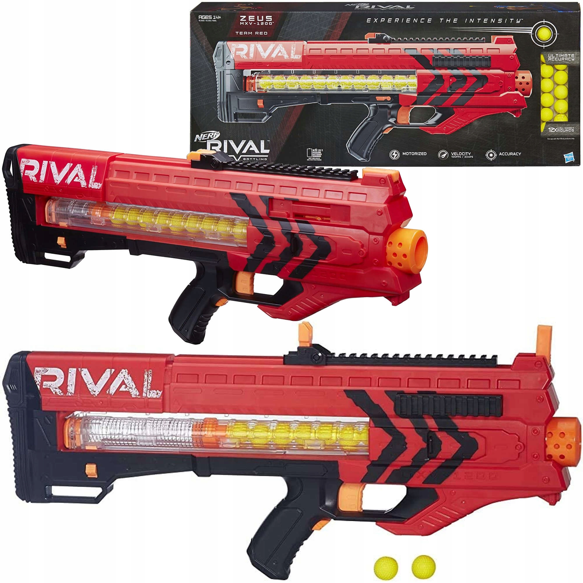 

Nerf Zeus MXV-1200 Drużyna Czerwona Wyrzutnia