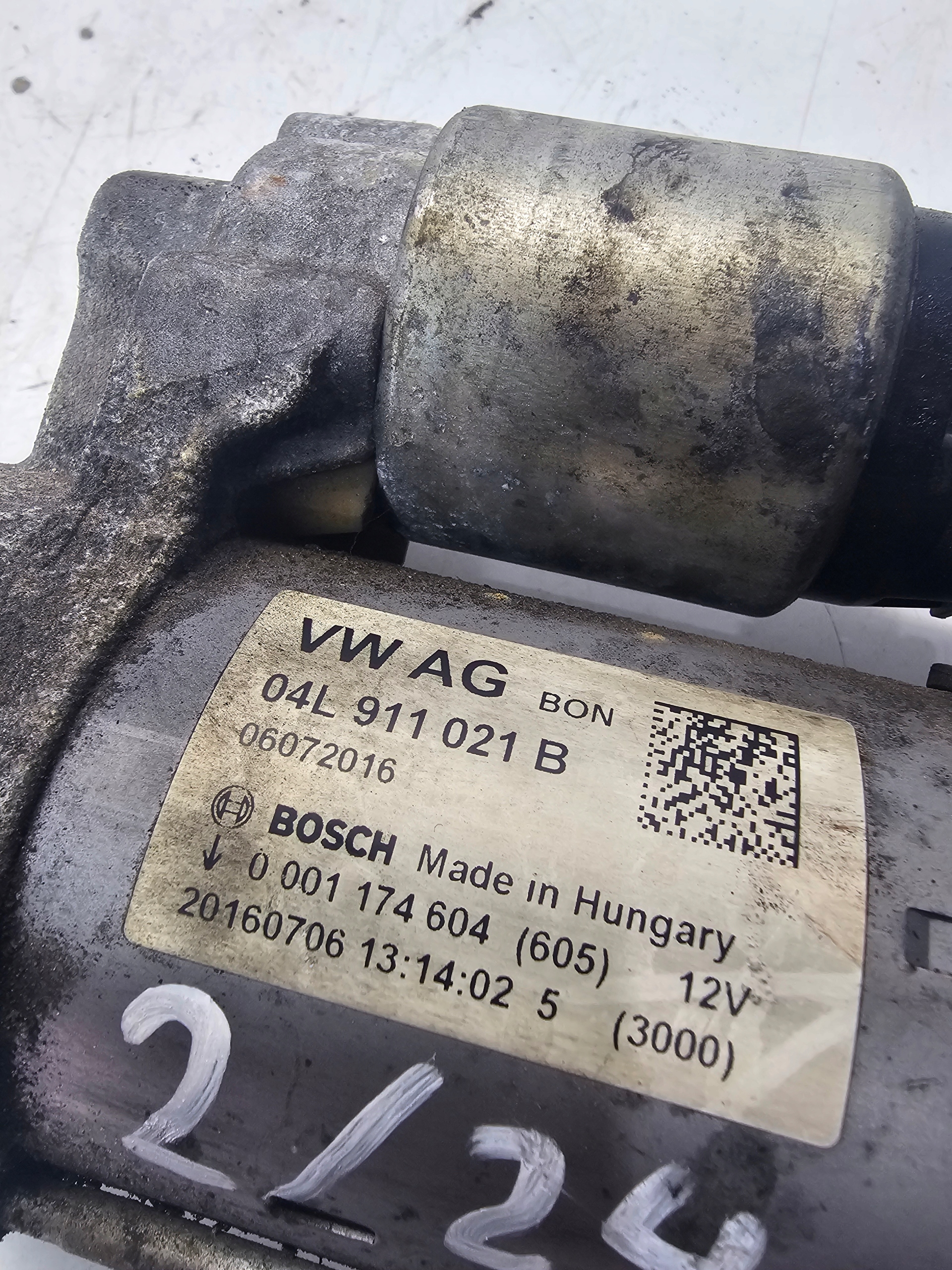 starter AUDI A4 B9 A5 A6 C7 2.0 TDI 04L911021B