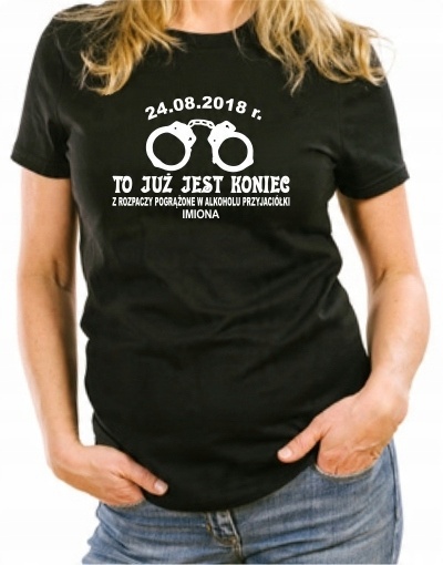 

T-shirt Wieczór Panieński Prezent Imiona Data 24h