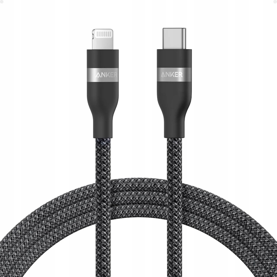 Kabel Anker Usb typ C Apple Lightning 0,9 m czarny