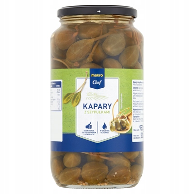 

Kapary z szypułkami 950g marynowany duży słoik