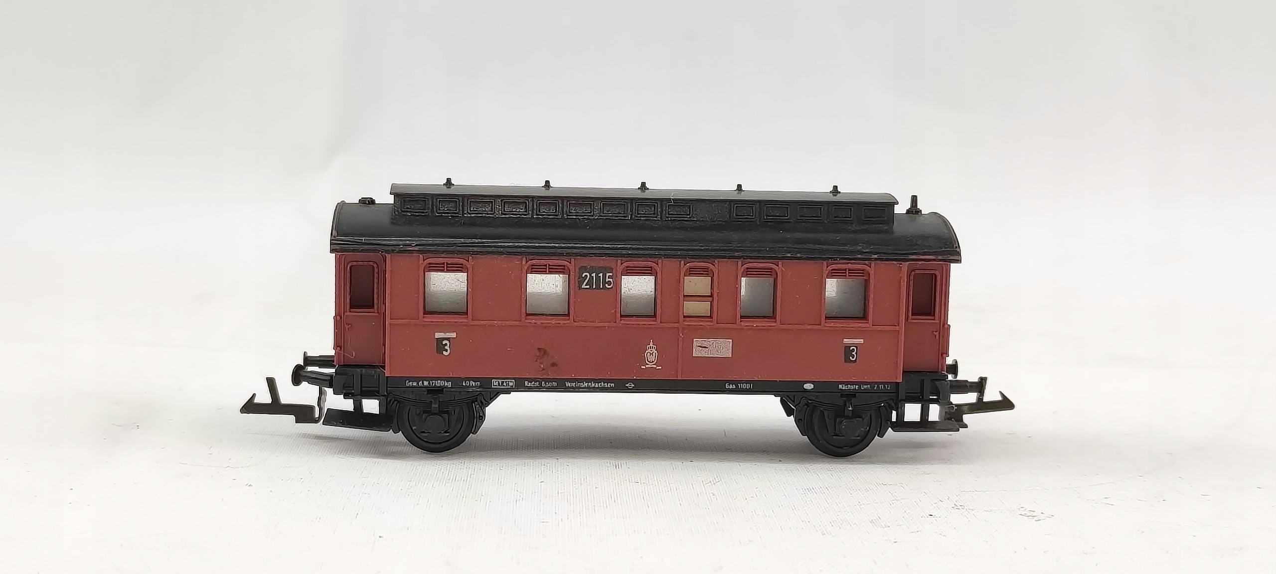 BTTB wagon osobowy 2115 skala TT #T479