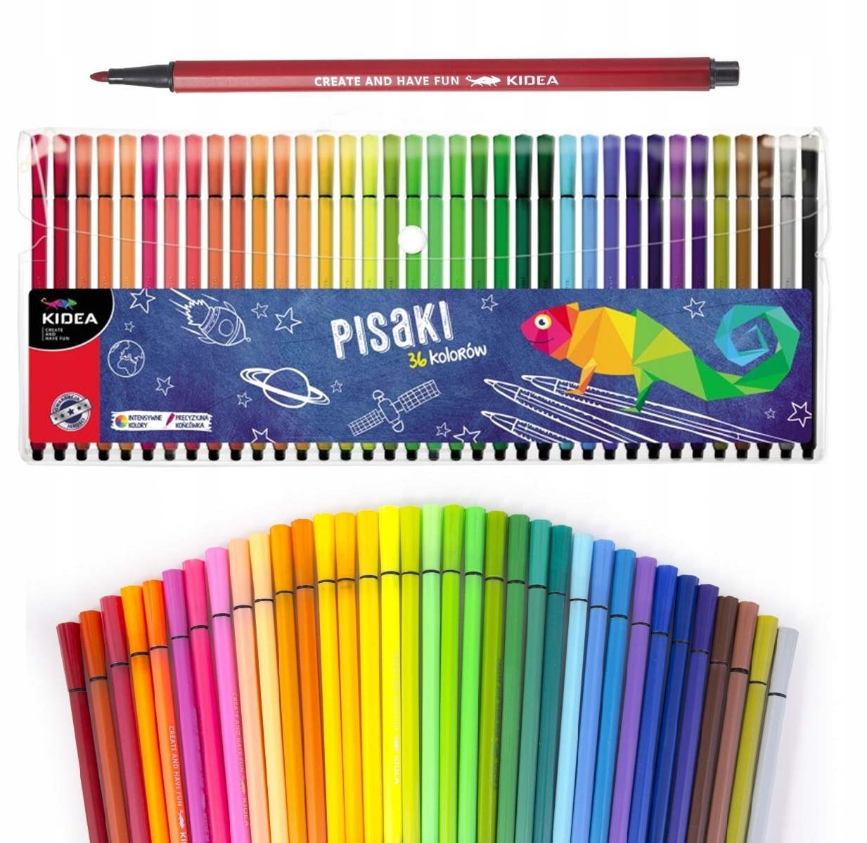 

Pisaki Dla Dzieci Zestaw Etui Kidea