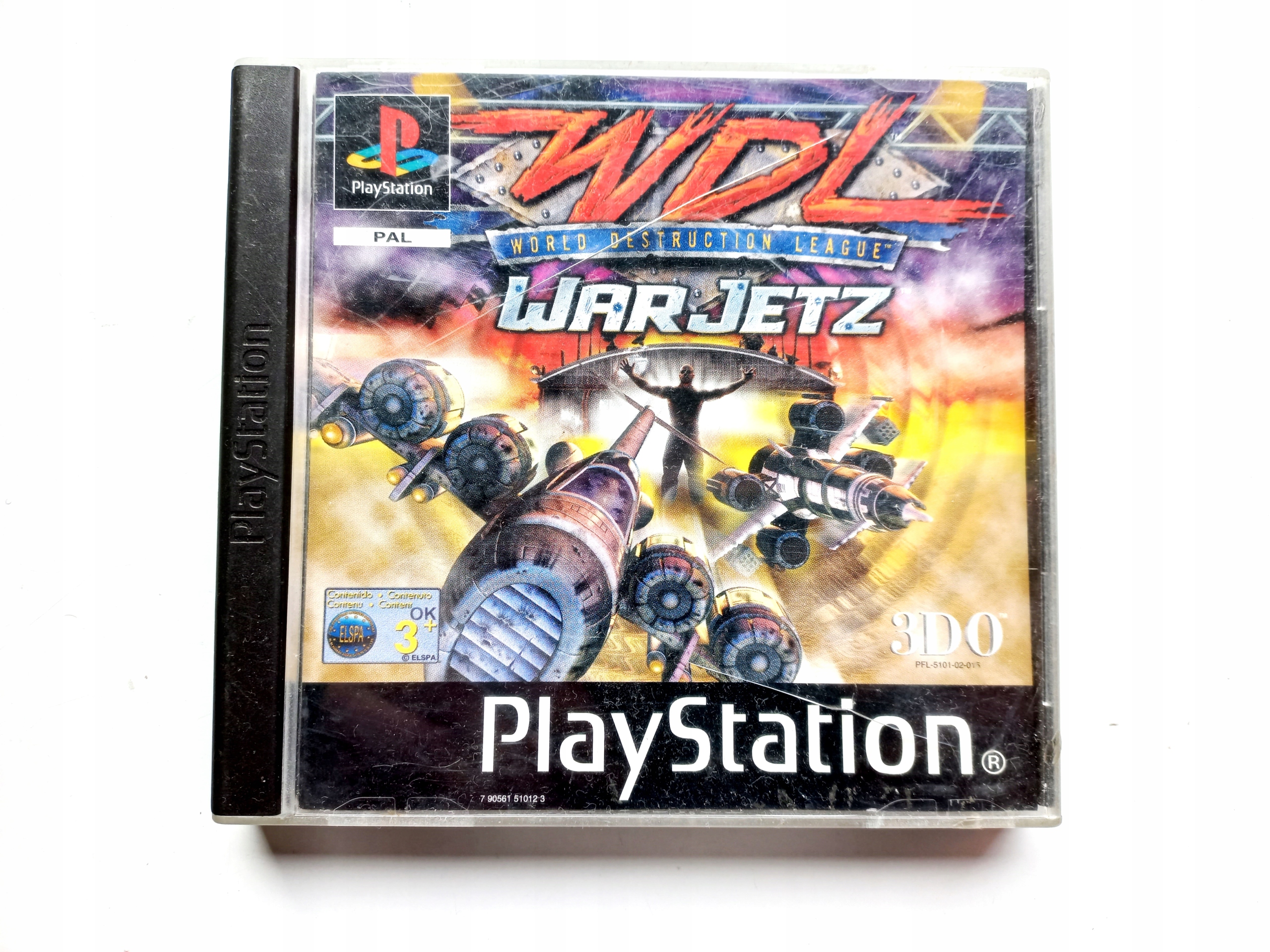 *** WDL WORLD DESTRUCTION LEAGUE WAR JETS PSX PSONE PLAYSTATION ***