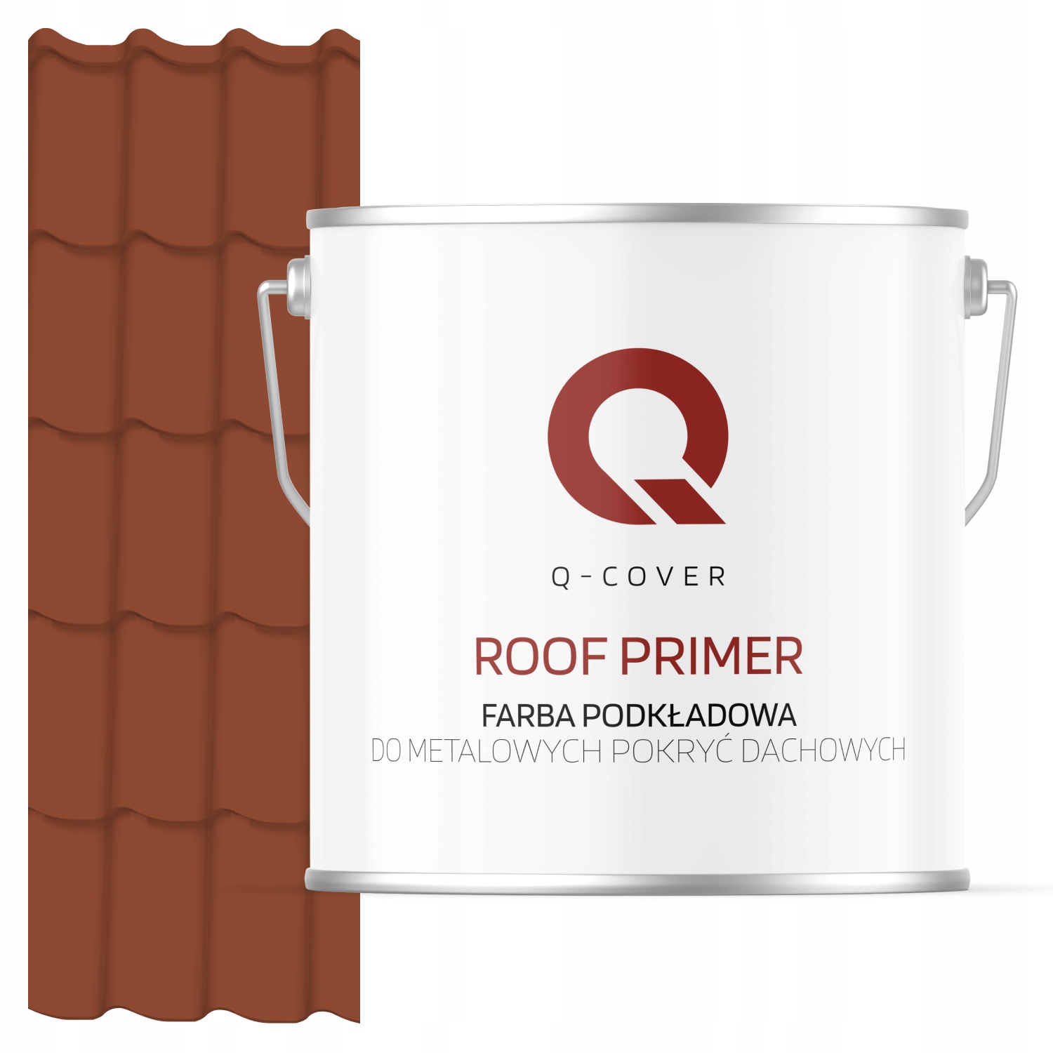 Podkladová Farba Na Kovovú Strechu, Tehlová, Matná, 8004 5 L