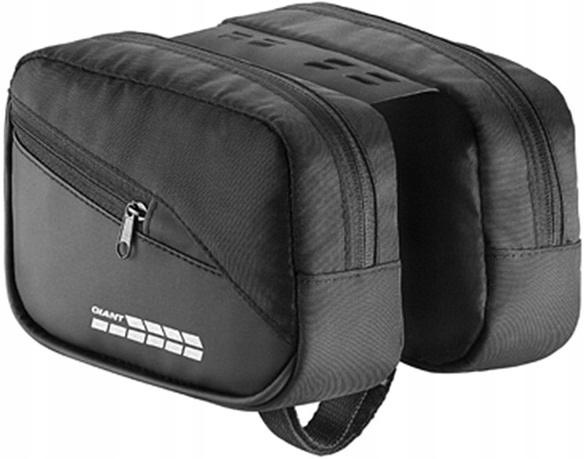 Sakwy rowerowe Giant na górną rurę ramy, czarne