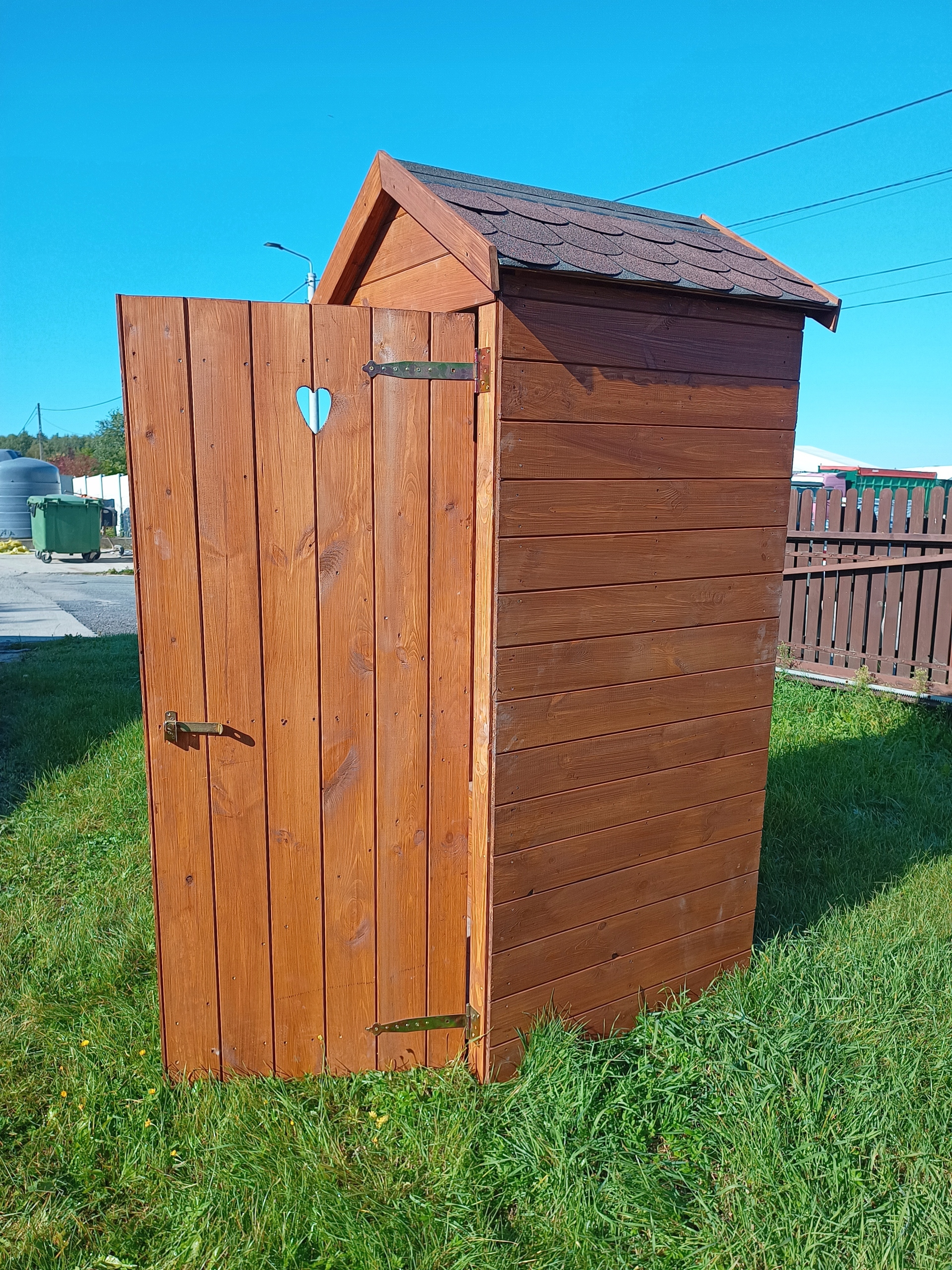 WC drewniane do ogrodu,na działkę,budowę,wychodek Stan opakowania oryginalne