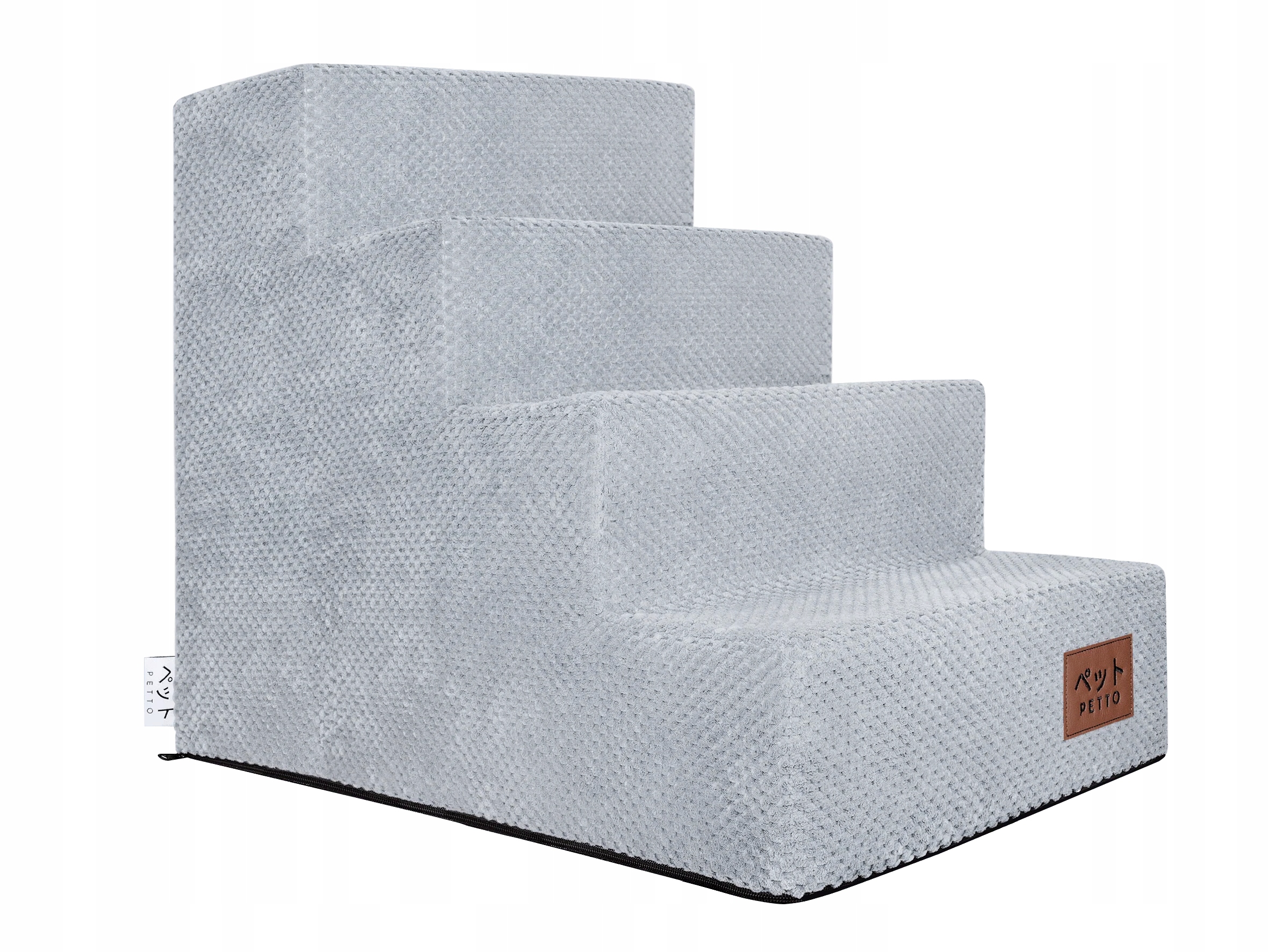 Levně Petto Schodky pro psa Takai 4 stupně šedé