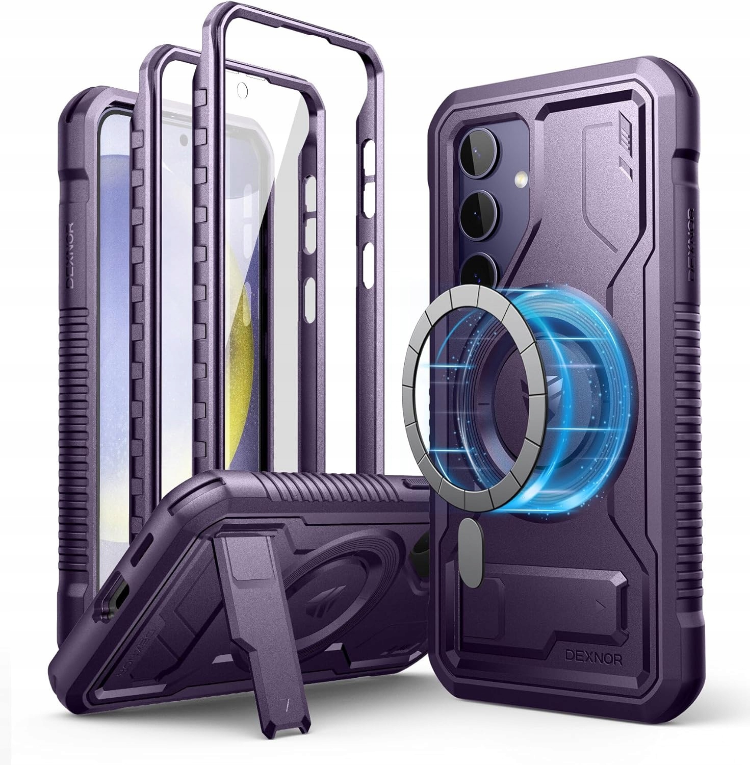 Pouzdro Pro Samsung Galaxy S24 Magnetický Armor 360° ochrana displeje