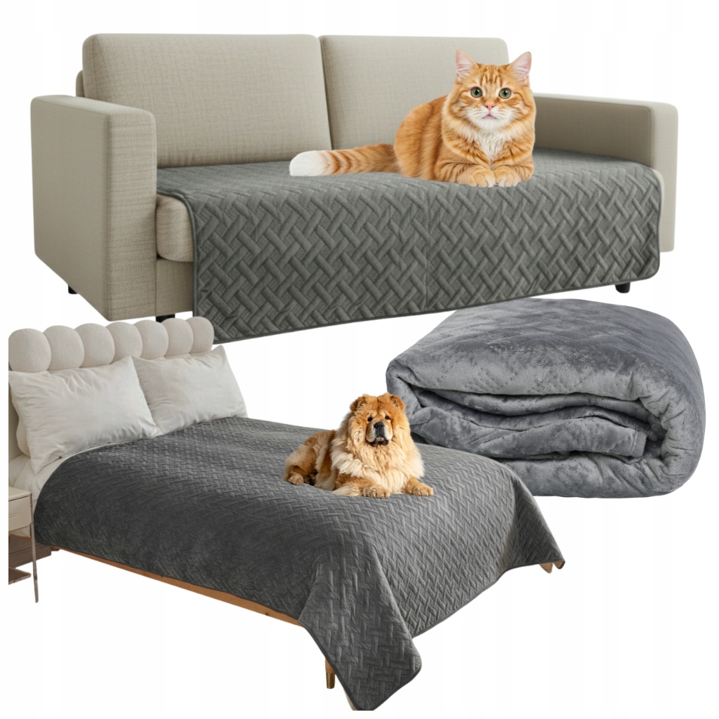 Levně Ochranný přehoz na postel pro psa, protiskluzový, voděodolný, 130x200