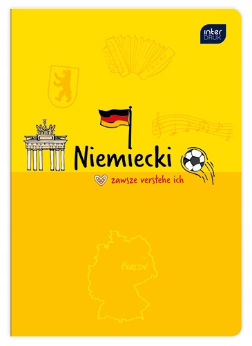 Zeszyt w kratkę A5/60K Interdr J. NIEMIECKI ŚCIĄGA