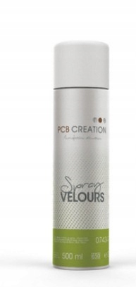 Zamsz czekoladowy zielony w spray'u 500ml Pcb 074344