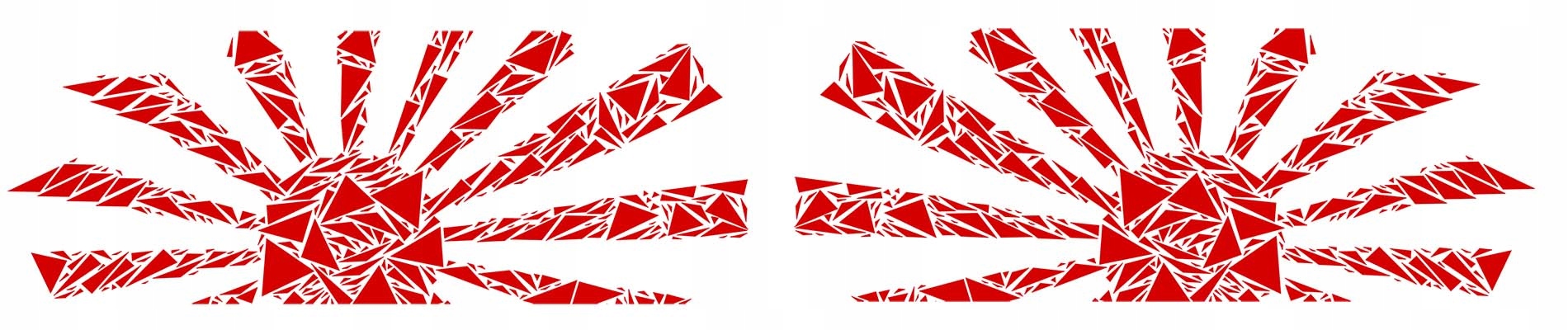 NAKLEJKI na Auto MOTYW JAPAN SUN SLONCE 94x511cm Producent code MG1246