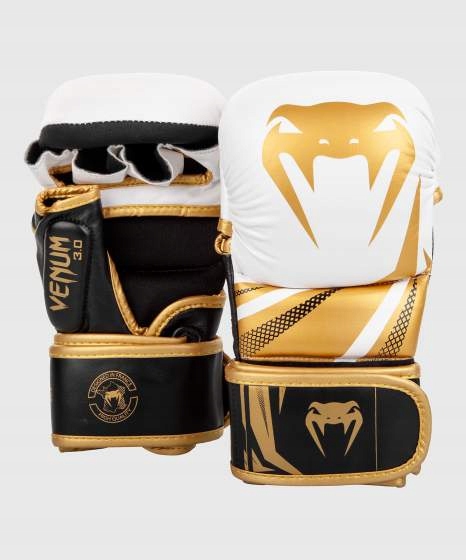 Venum Rękawice Mma Challenger 3.0 Sparingowe White/Gold S