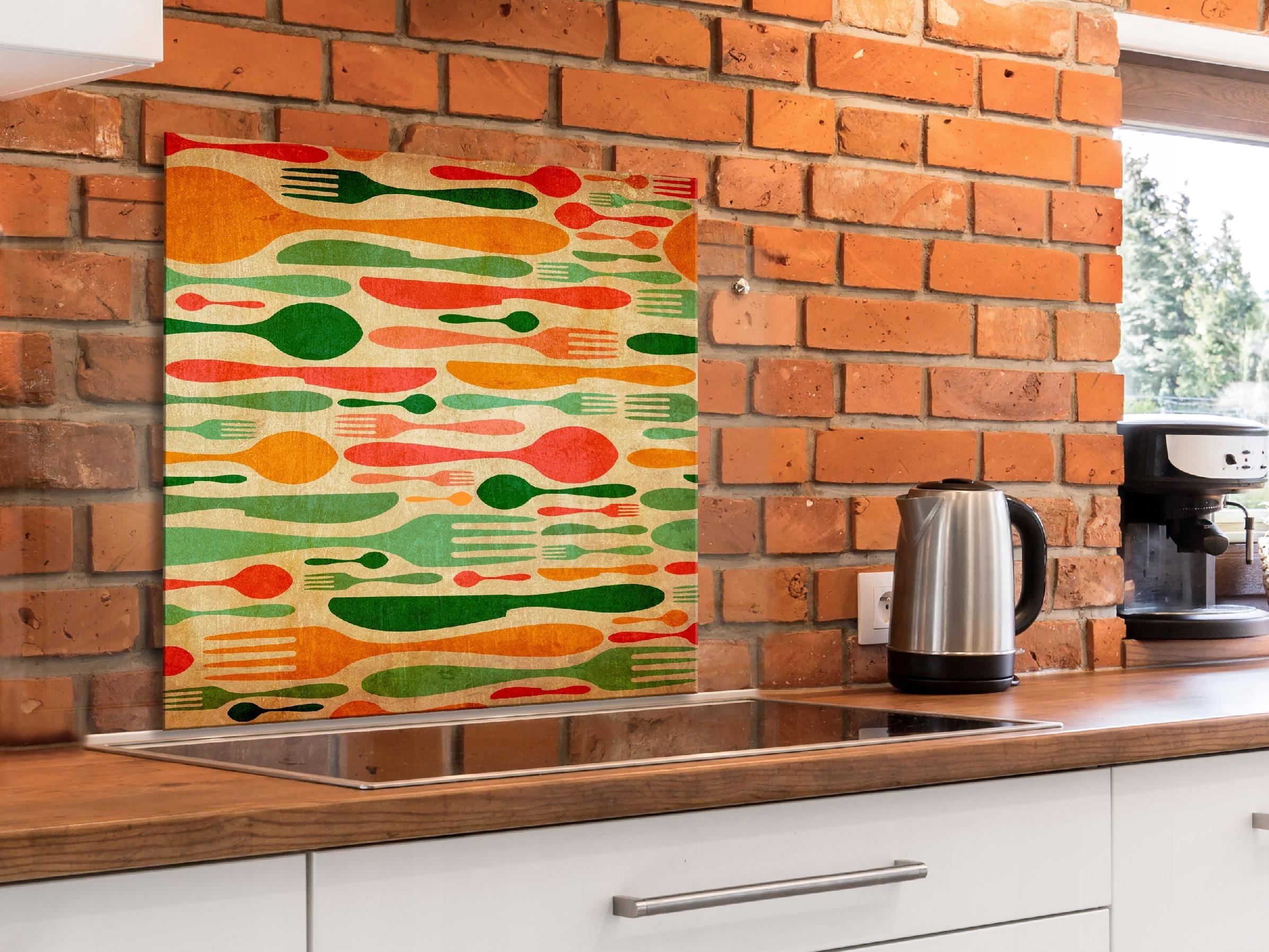 Skleněný Kuchyňský Panel 80x80 j-B-0068-aq-a