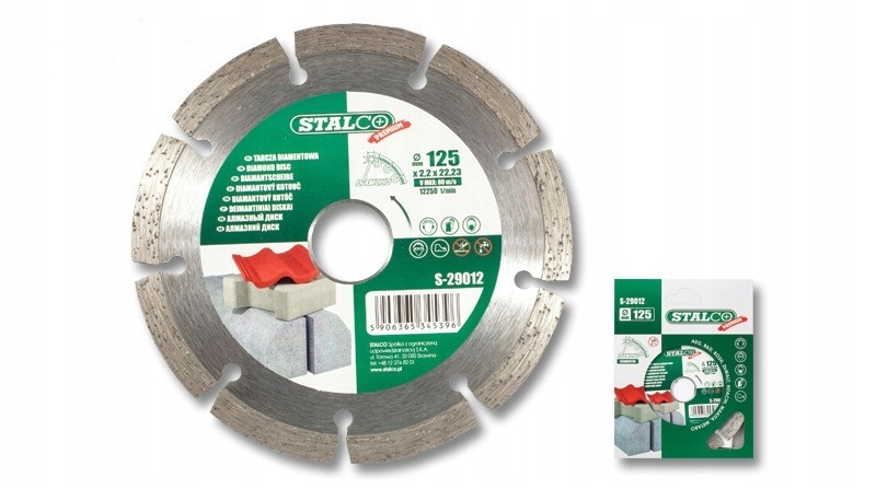 

Tarcza Diamentowa 12,5 cm Segmentowa Premium
