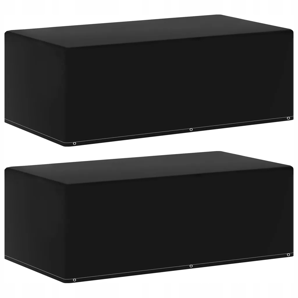 Odolný obal na zahradní nábytek 170x90x60 cm Černý