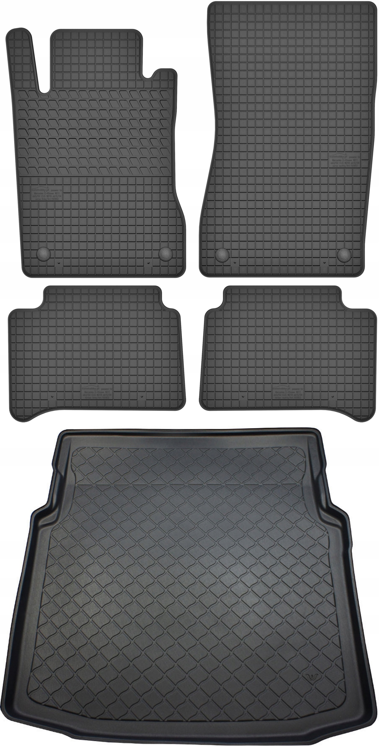 Килимки Max-Килимок резинові 192702g+150902 5 el.