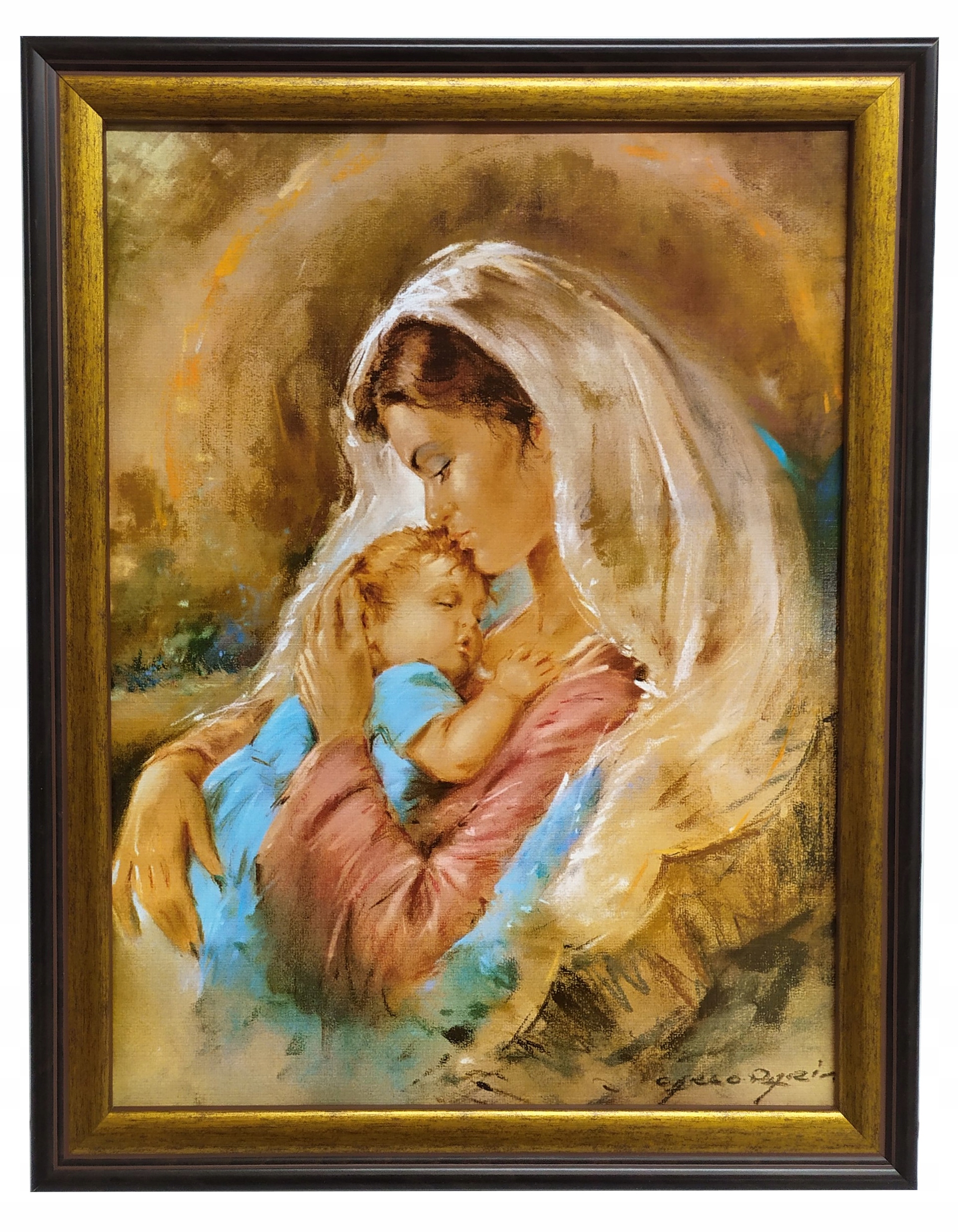 

Obrazek 36X46 Matka Boska Z Dzieciątkiem Karmiąca
