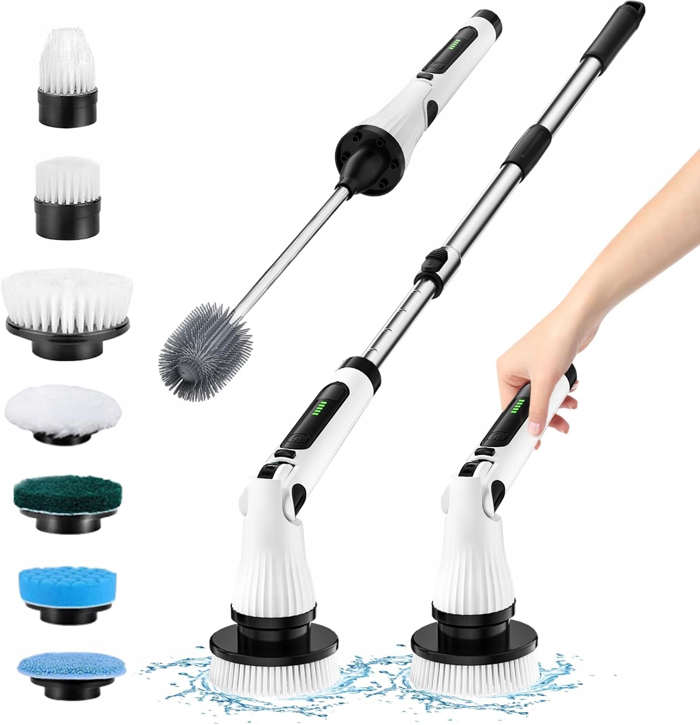 Levně Elektrický čisticí kartáč Leebein LZ-8052 s 8 nástavci