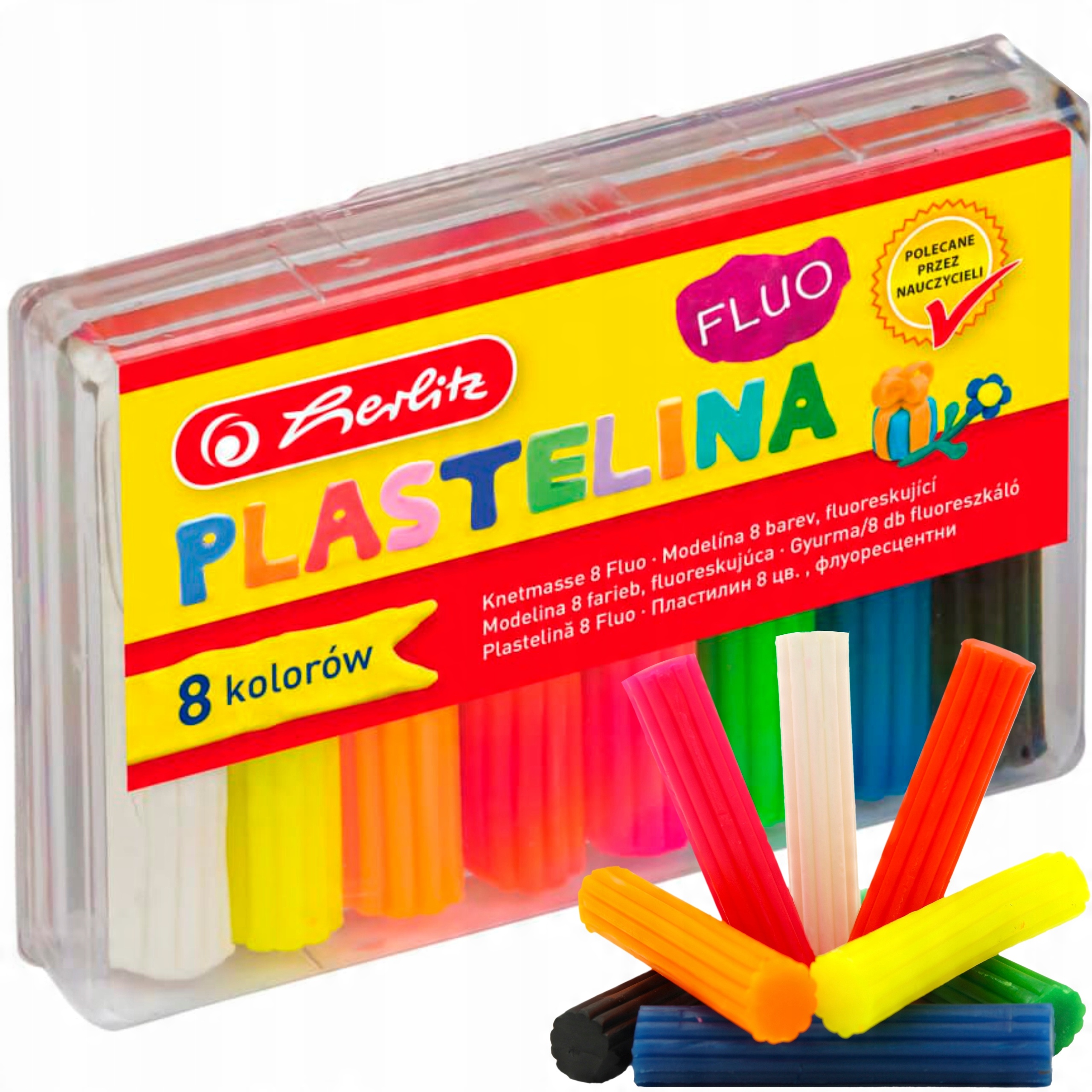

Plastelina szkolna Herlitz fluo