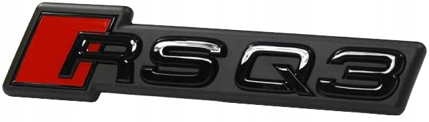 ЕМБЛЕМА ЗНАЧЕК ЛОГОТИП ПЕРЕД AUDI Rsq3 ЧЕРНЫЙ