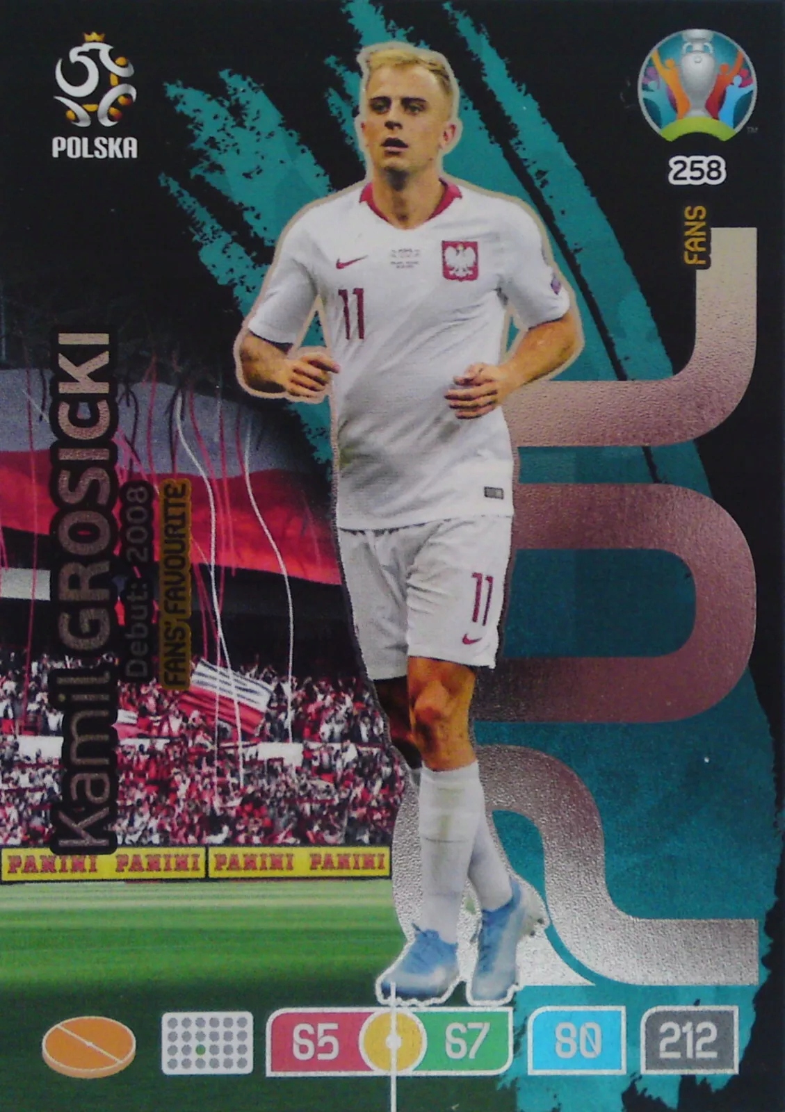 Uefa Euro 2020 Fans'Favourite Kamil Grosicki 258