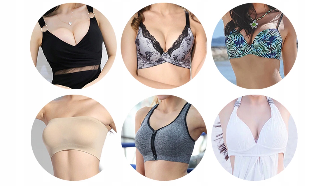 WKŁADKI WYMIENNE DO STANIKA BIUSTONOSZA STROJU WIELORAZOWE PUSH UP GĄBKA Płeć kobieta