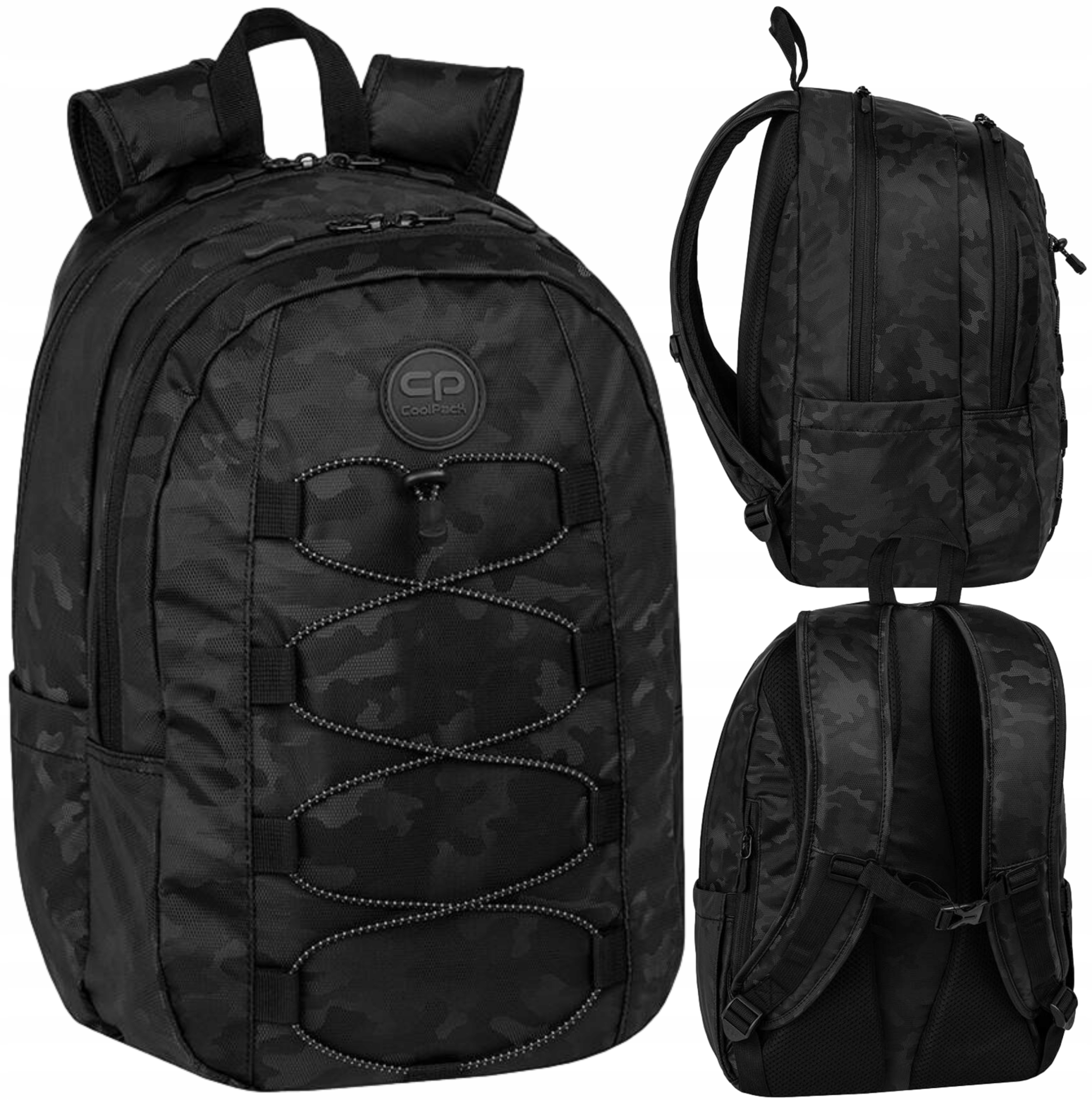 Plecak Młodzieżowy Coolpack Trooper Czarny Black