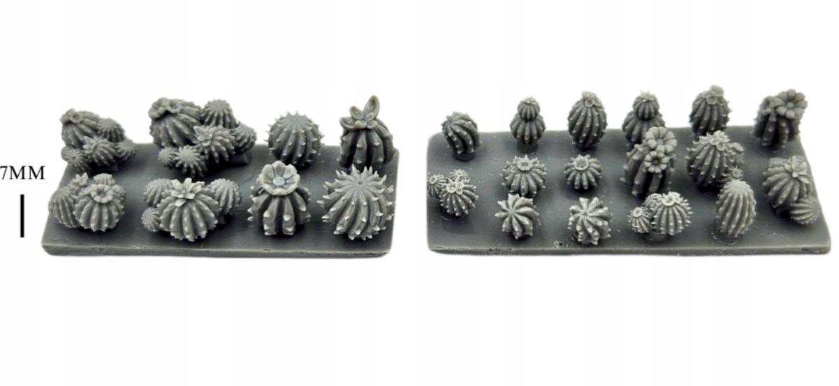 Alien-Resin Diorama Fantasy RPG Cactus 24szt for Miniature Wargaming