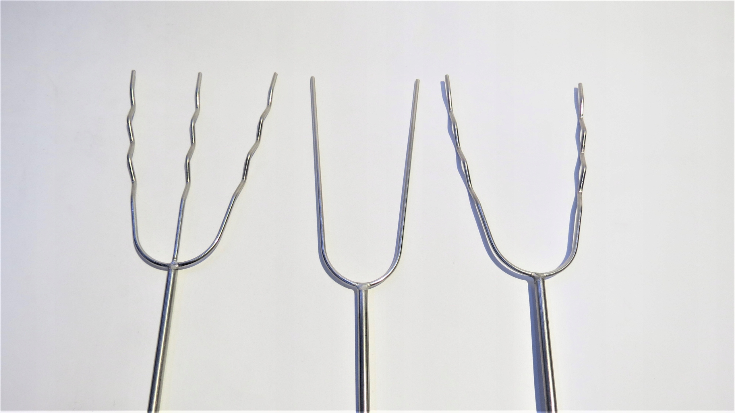 Kijek do grilla inox 10szt - 120cm gięty Długość 120 cm