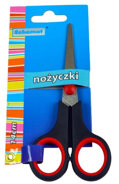 

Nożyczki 14cm Uniwersalne Szkolne Biurowe Schemat