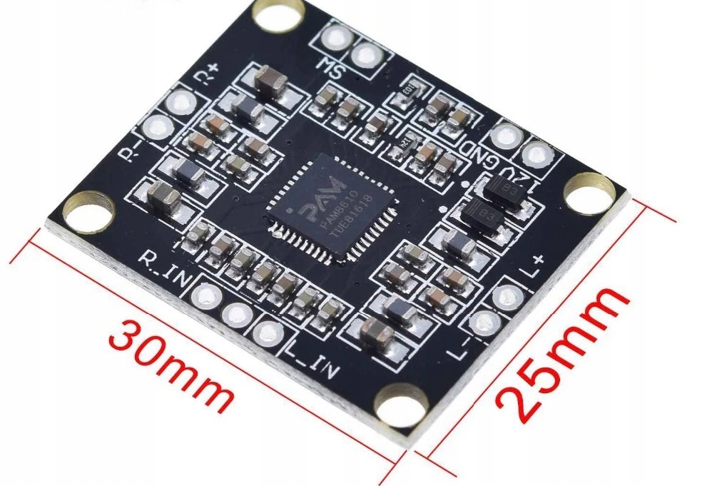 Moduł wzmacniacz mocy audio 2x15W PAM8610 Rodzaj inny