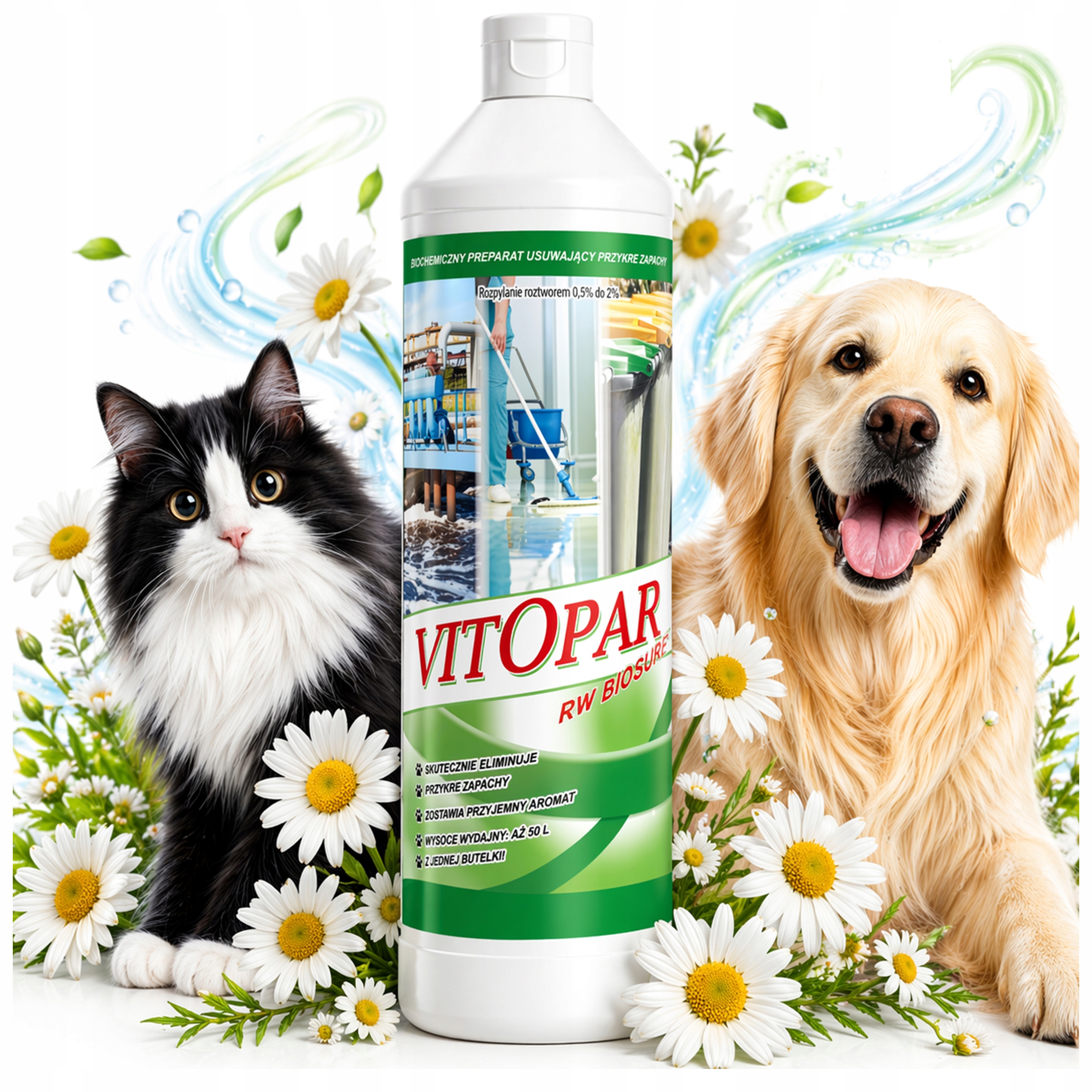 Neutralizátor pachů zvířat zápachu septiku Vitopar Rw Bio Silný