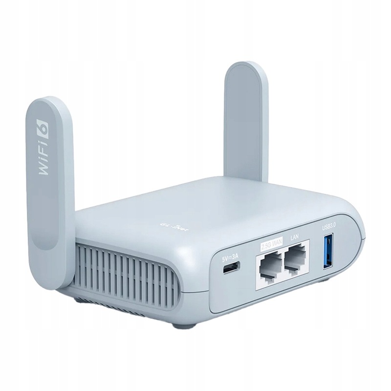 Router GL.iNet Beryl Ax GL-MT3000 Mobilní Wi-Fi 6 Vpn OpenWrt AdGuard Home