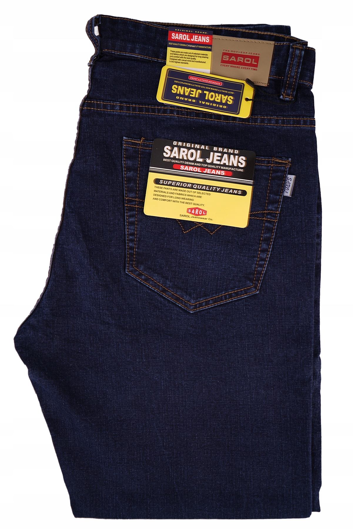 

Spodnie Męskie Jeans Sarol Duże W44 L30 PAS112-120