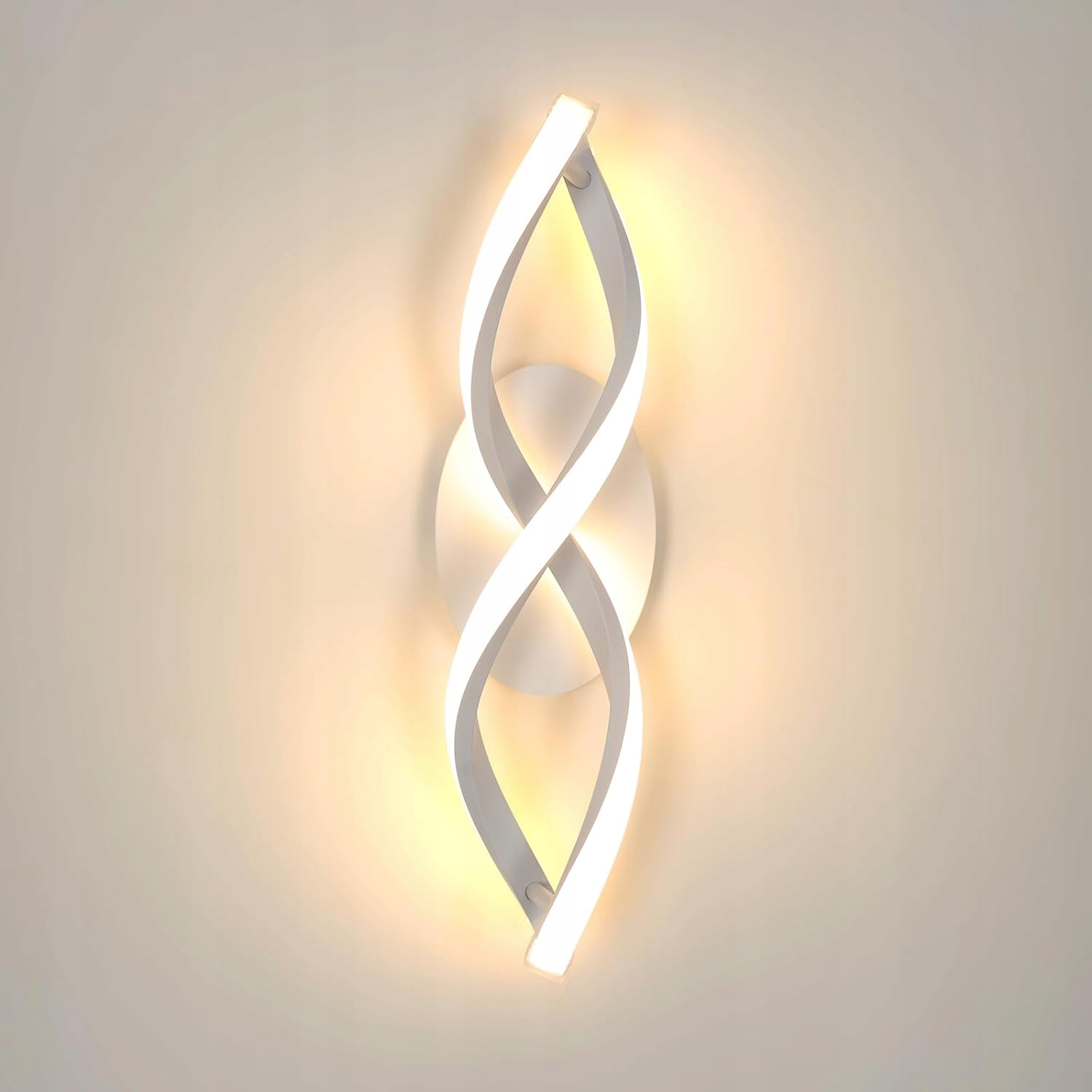 Nowoczesny Kinkiet Led, Lampa Ścienna do Salonu i Sypialni, 16W, 1800lm, 3000K