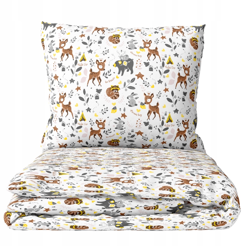 POŚCIEL DO ŁÓŻECZKA 120X60 DZIECIĘCA NIEMOWLĘCA 2 ELEMENTY PRODUKT POLSKI