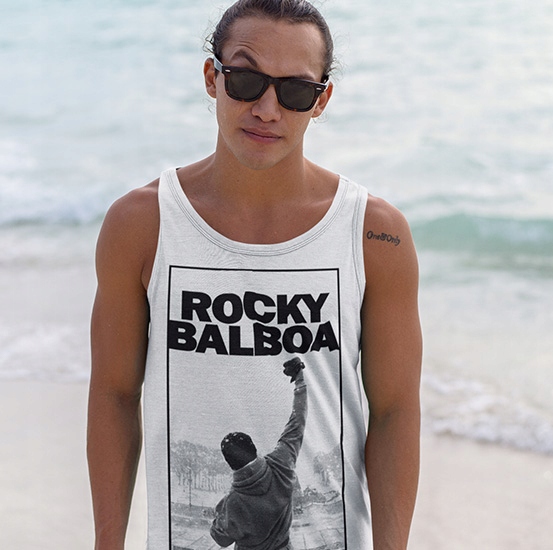 TANK TOP FILMOWE ROCKY Marka inna